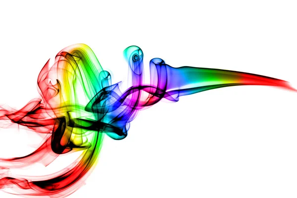 Beautiful colored puff of abstract smoke — Stock Photo, Image