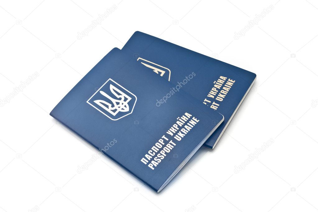 Two International Ukrainian passports