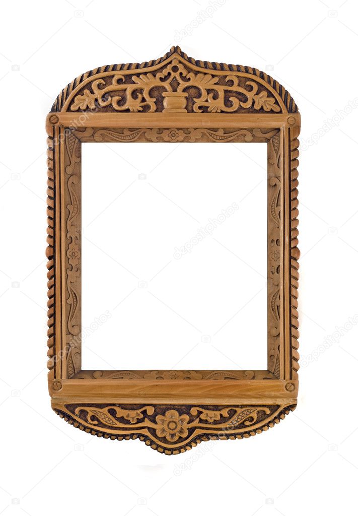 Empty carved Frame for picture