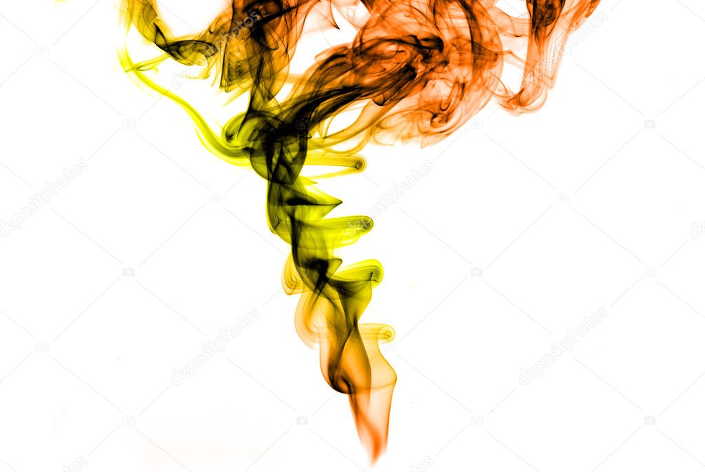 Abstract Colored Smoke Shape