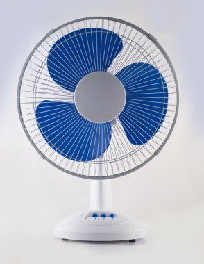 Modern desk cooling fan clipart