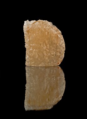 Block of rock salt mineral clipart
