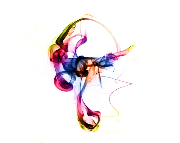 Forma abstracta humo de color mágico — Foto de Stock