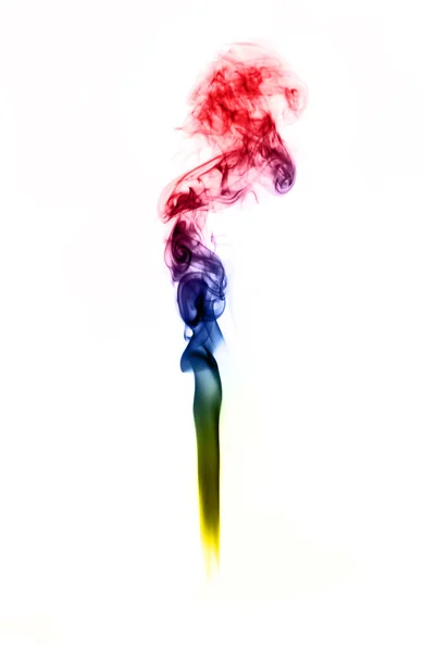 Magic colored smoke shape — Stock Photo, Image