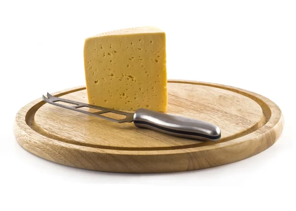 칼 및 치즈 보드 — 스톡 사진