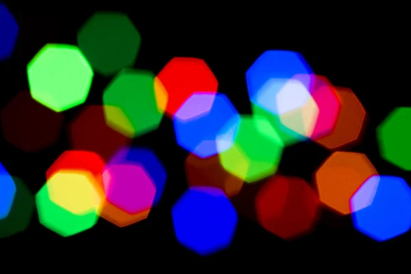 Feestelijke kleurrijke wazig lights — Stockfoto