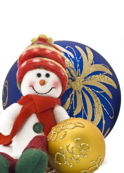 Cuddly Christmas decoration toy — Stock Photo, Image