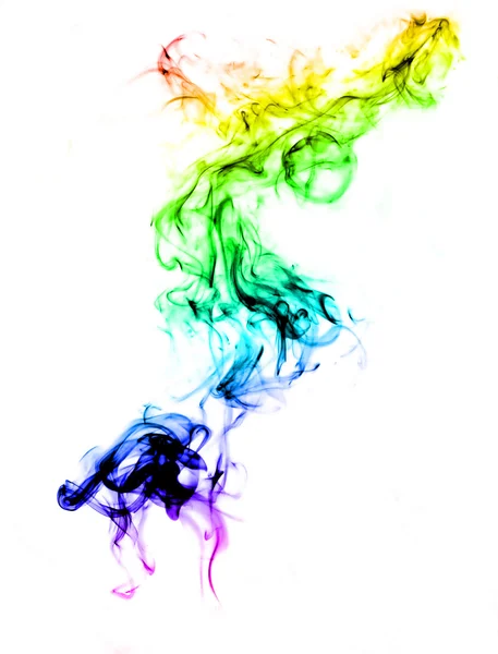 Kolorowy dym streszczenie — Zdjęcie stockowe