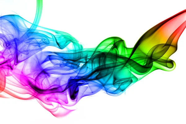 Gradiente colorido fumaça textura abstrata — Fotografia de Stock