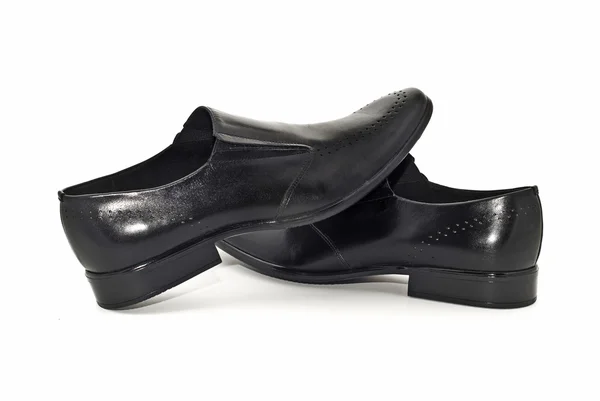 Klasické Pánské kožené boty — Stock fotografie