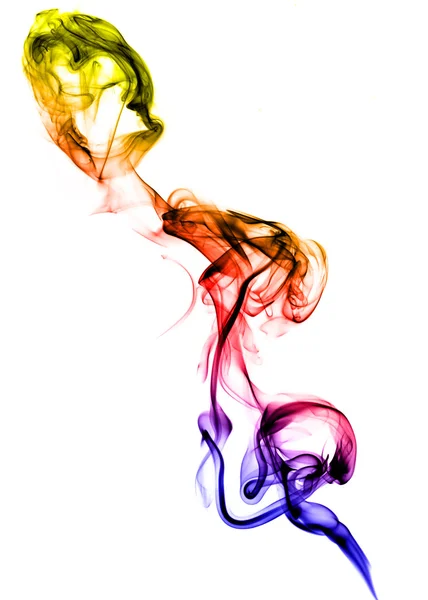 Gekleurde rook abstract — Stockfoto