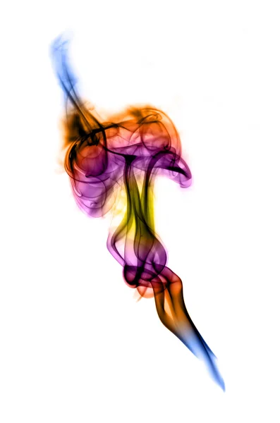 カラフルなグラデーションの煙 — ストック写真