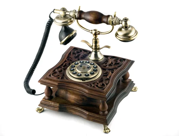 古董电话 — 图库照片