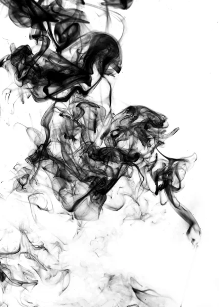 Abstrakter Rauch auf weißem Hintergrund — Stockfoto