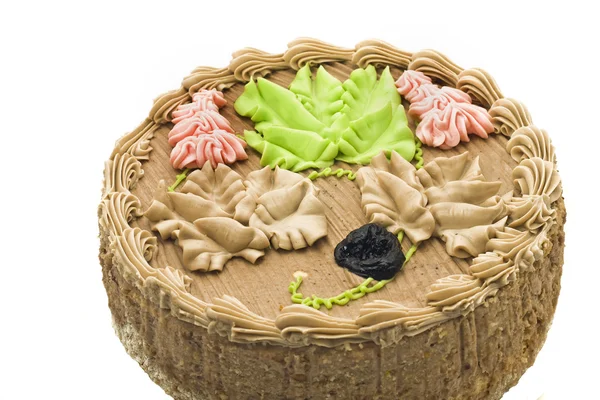 Birthday chocolate cake — Stock Photo, Image
