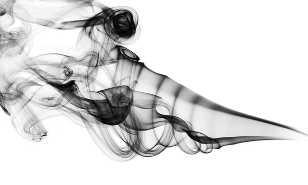 Abstrait Fume sur le fond blanc — Photo