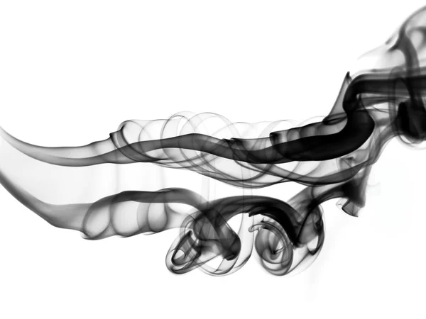 Abstrato Padrão de fumaça sobre branco — Fotografia de Stock