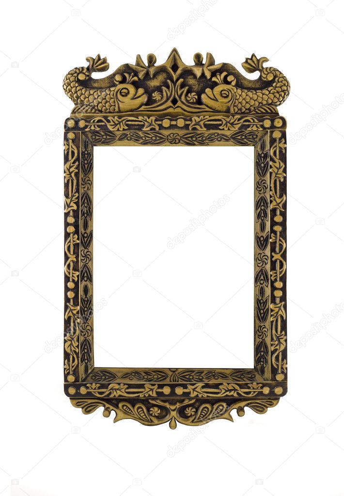 Empty carved Frame for portrait