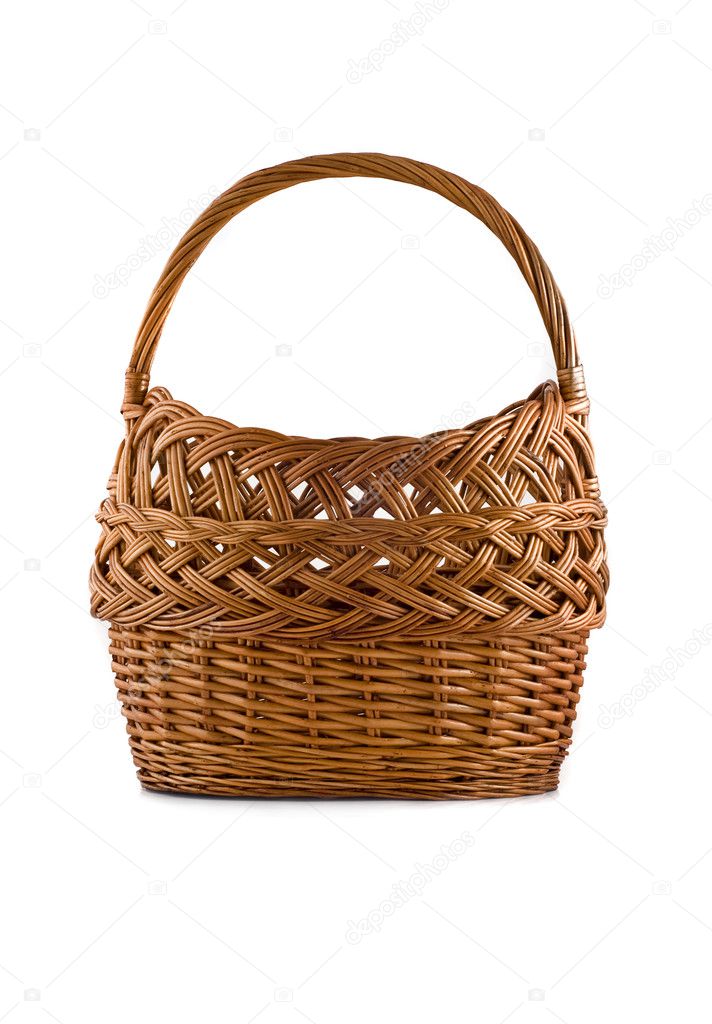 Beautiful woven basket for picnic
