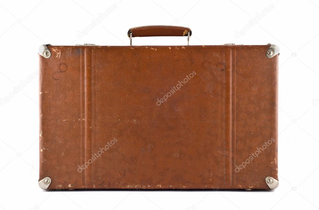 Traveling - old-fashioned suitcase