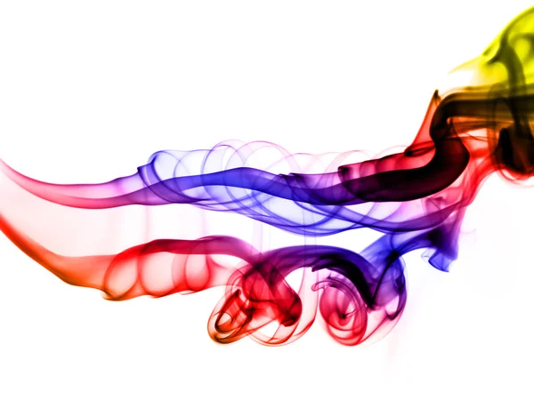 Kolorowe abstrakcyjny wzór dymu — Zdjęcie stockowe