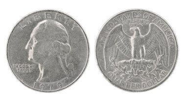 Quarter Dollar 1979 clipart