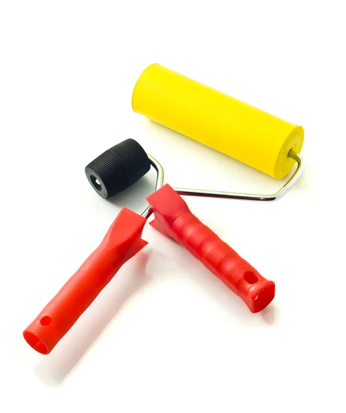 Two colorful rollers for renovation — Stock Photo, Image