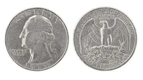 Čtvrt dolaru 1979 — Stock fotografie
