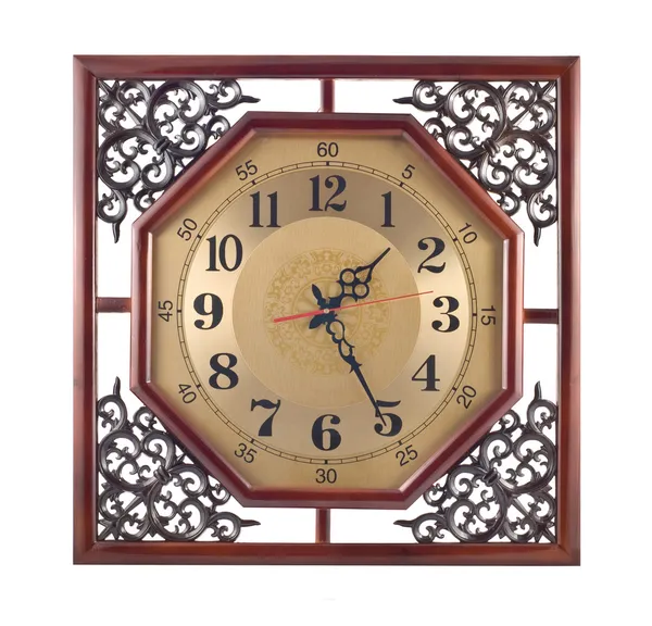 Antico orologio da parete — Foto Stock