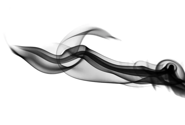 Formes abstraites de vapeur sur blanc — Photo