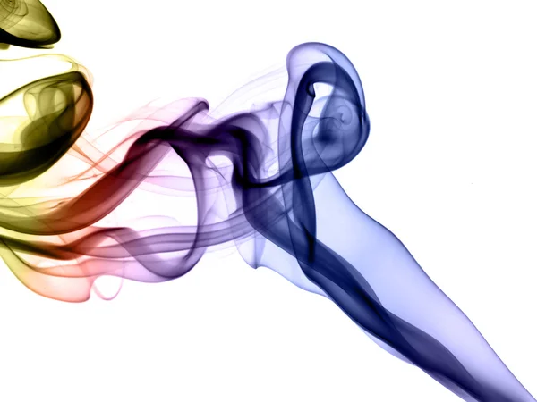 Gradient colored smoke abstract — Stock Photo, Image