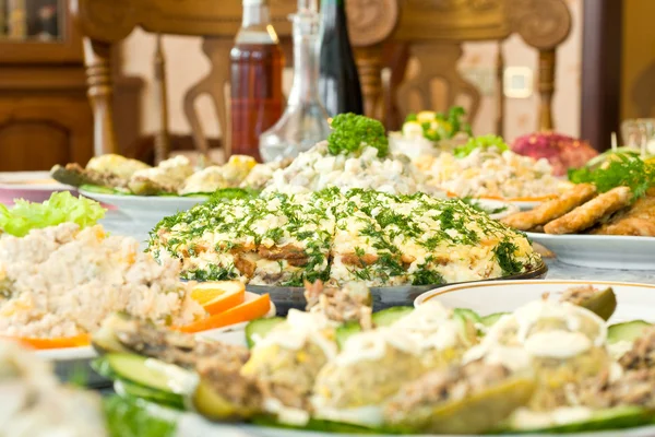Tarte savoureuse - Banquet au restaurant — Photo