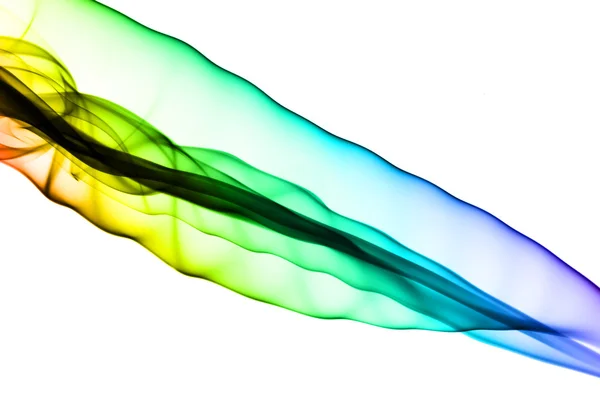 白明るいカラフルなヒューム波 — ストック写真