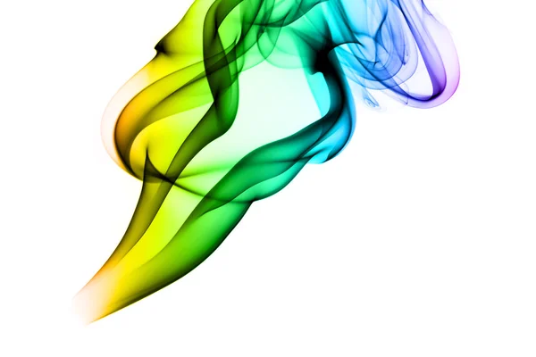 Gradient colored smoke abstract pattern — Stock Photo, Image