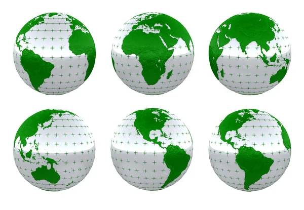 Groene planeet aarde — Stockfoto