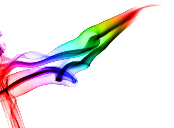 Kleurovergang gekleurde abstracte fume vormen — Stockfoto