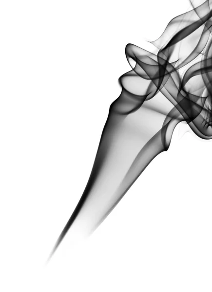 Negro y gris formas de humo abstracto —  Fotos de Stock