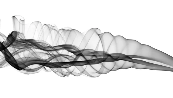 Transparante abstracte rook golven — Stockfoto
