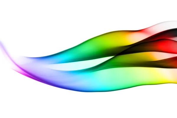 Přechod barevné obláček dýmu abstrakt — Stock fotografie