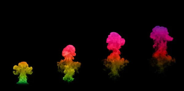 Kleurovergang gekleurde rookwolk — Stockfoto