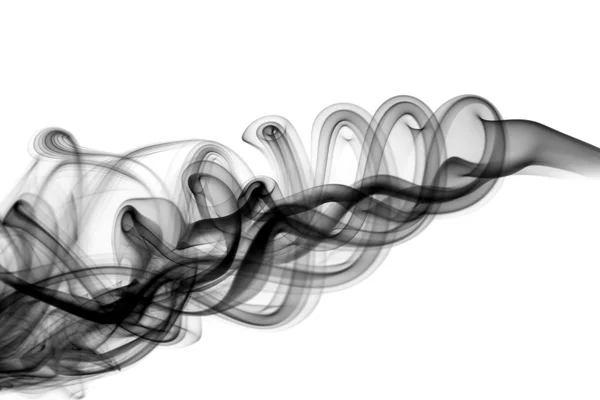 Sopro mágico de ondas de fumaça abstratas — Fotografia de Stock