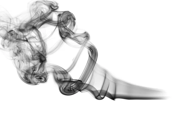 Magische abstracte fume shapes op wit — Stockfoto