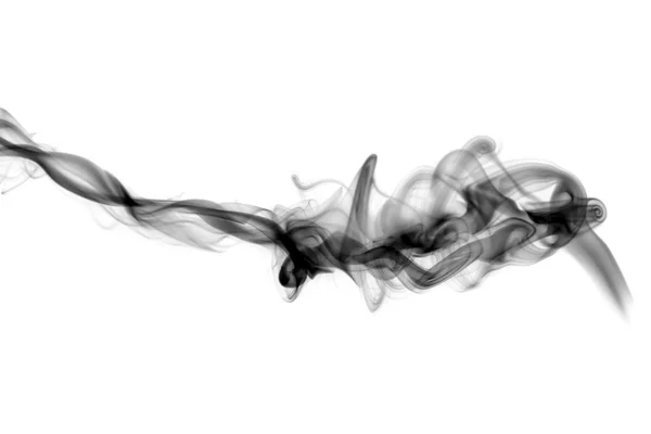 Puff de fumaça abstrata sobre o branco — Fotografia de Stock