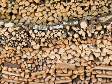 Pile of firewood clipart
