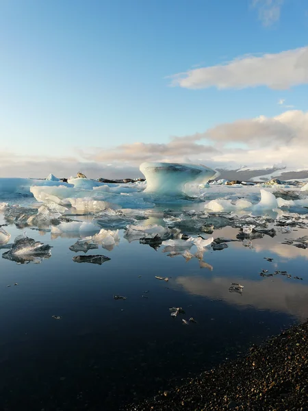 Jokulsarlon, buzul göl — Stok fotoğraf