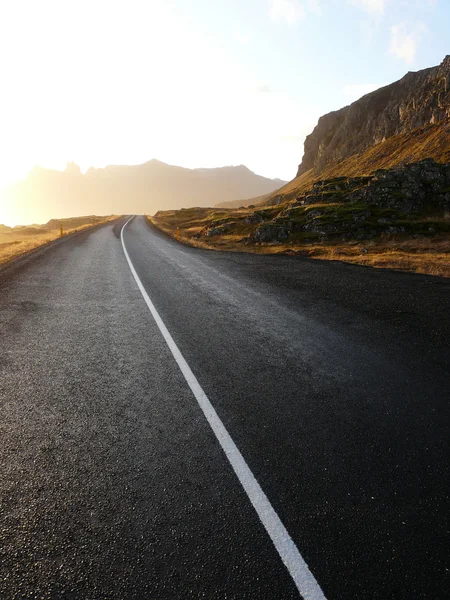 Типові ісландські дороги — стокове фото