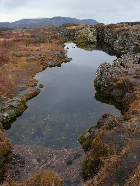 Тингвеллир, Исландия — стоковое фото