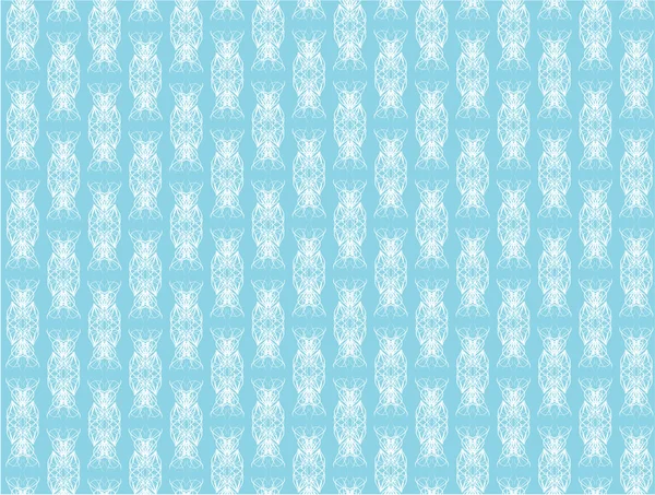 White pattern on a blue background — Stock Photo, Image