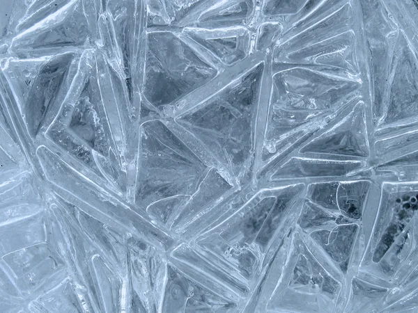 Estructura del primer plano de hielo — Foto de Stock