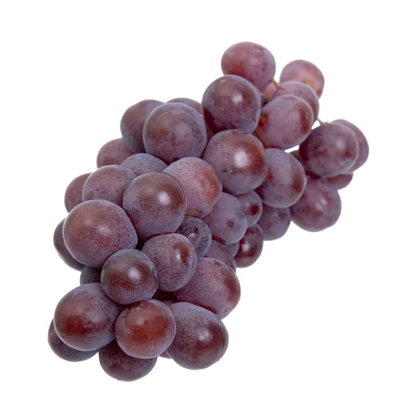Beyaz zemin üzerinde kırmızı üzümler — Stok fotoğraf